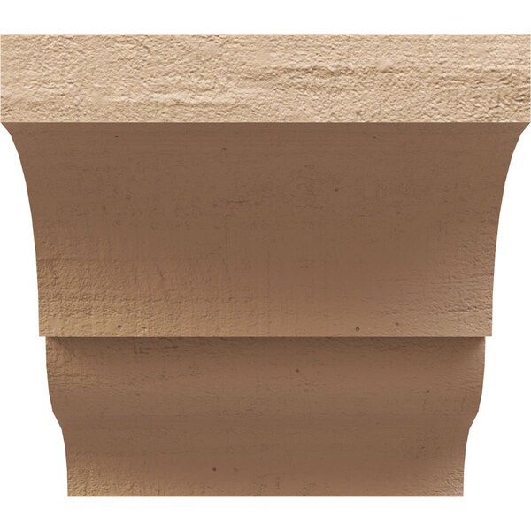 4in. W X 4in. H X 12in. L Asheboro Woodgrain TimberThane Rafter Tail, Primed Tan